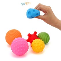 24개월 소근육장난감 색깔 모양 소프트볼6종 스포츠놀이 장난감공 체육놀이 애기공