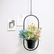 행잉 화분받침 4type 천장화분 걸이용화분 플랜테리어 7729EA, 01원형