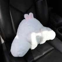 발란스코드 자동차 머리 베개 귀여운 왕홍 토끼 곰 목 보호 허리 에 실린 의지 잠, 1 건, 수줍어하다