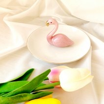 악세사리보관함 진열대 플라밍고 반지 홀더 트레이 귀걸이 목걸이 장식 주얼리 보관함 목걸이 소품