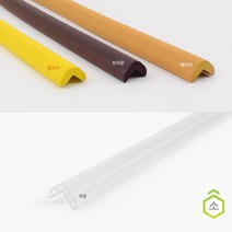 충격 완화 모서리 보호대 X4개 소형 스폰지 보호가드, 투명에어-소
