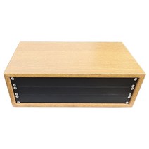 원목 미디장비 음향 랙 케이스 선반 음향장비 2U-6U, 1U 스팟 A타입  (깊이 35cm)