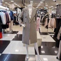 린(LYNN) LYNN 린 루즈핏 체크 롱 자켓 LGLJKB9800