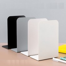2P 북엔드 세트 지지대 책, 템바가든쿠팡 블랙
