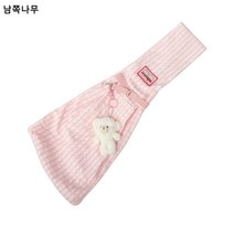 인절미 NianGao 사계절 패션 큐트 크로스 고양이 가방 강아지 가방 휴대용 소형견 외출편한 백팩, 떡 버블 크로스 파우더, 현품 현물