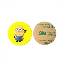 CUID 재기록 가능 쓰기 NFC 카드 코인 40mm 13.56MHz 안드로이드 앱 MCT 전화 스티커 RFID 액세스 제어 토, 18 10Pcs