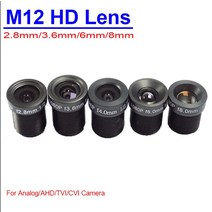 아파트현관cctv 코멕스인터폰 도어락보안 CCTV 카메라 렌즈 HD 3MP 감시 M12 고정 Monofocal 와이드 앵글 2, 03 3.6mm