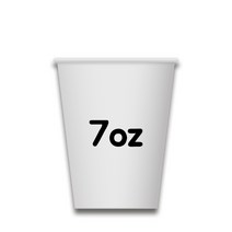 7온스 종이컵 1000개 무지 업소용 소량 커피 카페 일회용 테이크아웃 음료 2000개
