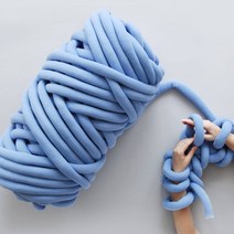 나블리박스 핑거니팅 DIY 자이언트 패브릭얀, 10 라이트블루