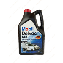 모빌 델박 MX 어드벤스드 시티 로지스틱스 5W40 디젤차량용 100% 합성엔진오일 (6L), MOBIL Delvac MX 5W40 (6L)