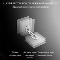 미니책장 고정 장치 셀프 접착 안전 팁 방지 미니 교정 가정용 가구 벽 앵커 책장 이동식 드레서 드릴 없음, 02 B