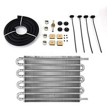 ebtools universal auto 8 row 엔진 오일 쿨러 냉각 라디에이터 수동 알루미늄 합금 유니버셜 미션 오일 쿨러