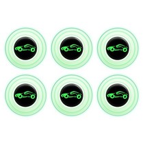 10pcs 충격 흡수기 실리콘 보호 스티커 범용 자동차 도어 충격 스티커 흡수기 가스켓 자동 외부 액세서리, c 6개