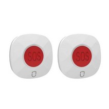 독거노인비상벨 간병인 가정용 호출벨 장애인 SOS 응급호출기 118954, 2PCS