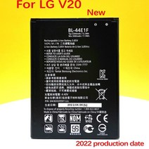 핸드폰 배터리 교체 100 새 bl-44e1f 배터리 lg v20 h990 f800 vs995 us996 ls995 ls997 h990ds h910 h918 새로운, 없음