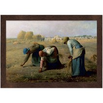 비엔퍼즐 밀레 이삭줍는 여인들 명화 1000피스 직소퍼즐액자 BN810-17, 퍼즐+우드앤틱액자