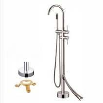 샤워욕조수전 욕조수전 욕조 샤워수전 욕실수전 스탠드 샤워기 샤워, 51005 브러시드 니켈(노출형)