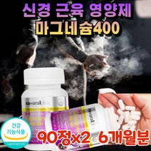 고흡수 산화 마그네슘 고용량 400 보충제 신경 근육 기능 에좋은 영양제 흡수율높은 마그네슘제 고함량 400mg 보조제 추천 눈떨림 마그네숨 마그네시움 음식 캐나다 직구 약국