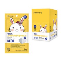 웰킵스 소형 KF80 마스크 (뉴디자인), 100개