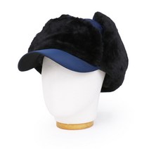 베이직엠 남성 여성 겨울 모자 군밤장수 방한모 귀달이 BASIC 무지 스카치 라인