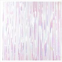 기타 파티은박커튼(펄화이트), 단품