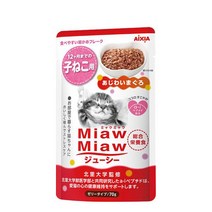 먀우먀우 쥬시 파우치 70g 고양이 간식, 12개, 자묘용