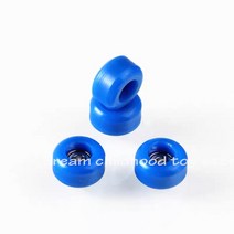 핑거보드 공장 가격 손가락 스케이트 보드 트럭에 대 한 베어링과 높은 품질 Profesional CNC 지판 바퀴, 02 4pcs blue