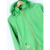 W(S)코오롱스포츠 집업 바람막이 점퍼자켓 그린 경량