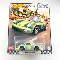 핫휠 자동차 미니카 다이캐스트Hot Wheels-대로 LANCIA STRATOS 그룹 5 뷰익 리갈 GNX 포르쉐 964 1/64 컬, 03 GJT68-28 PORSCHE