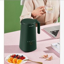 가정용 두유 만들기 제조기 죽만드는기계 검은콩 죽메이커 미니 전기 과즙 기 자동 가열, 초록, 영국, 220-240v