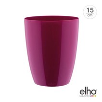 [천삼백케이] [엘호] 엘호 브뤼셀 다이아몬드 오키드 하이 화분(15cm), 15cm, 에그플랜트