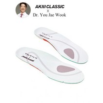 [아키클래식]근막염에 좋은 듀얼아치 서포터 교정깔창 화이트, 단품