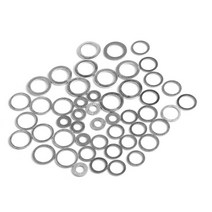 고무오링 패킹 실리콘 오링 고무링 20pcs M6-M26 알루미늄 와셔 가스 켓 플랫 금속 플러그 오일 씰링 링 패, 16 18x22x1.5mm