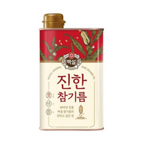 백설 진한 참기름, 1개, 0.45L