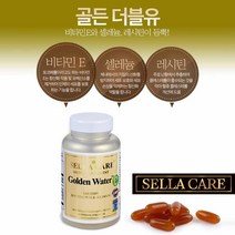 셀라케어 골든W 비타민E 셀렌 난황 레시틴 인지질 코셔인증 기억력개선 유대인 수험생 직장인 영양제 60캡슐 미국, 1200mg