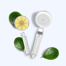 [NATURI] 이온폴리스 V+ 코팅 비타민 샤워기 헤드필터1개증정수전 리필 필터 주방 욕실 샤워 세트 N T : 245A4B+1012, NATURE COUPANG& 1