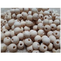 우든볼-30mm-구멍-100g-10개입-구멍크기-약6mm/나무구슬/나무팔찌알/나무목걸이만들기/