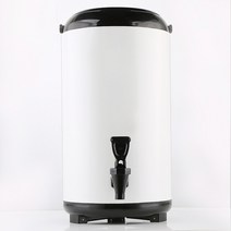 차 음료 커피 스텐레스 상업 절연 배럴 보온 보냉 효과, 화이트 12L, 1개