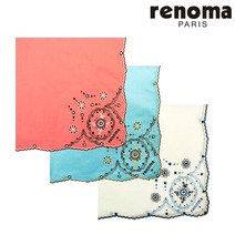 [레노마] 큐빅자수 손수건 (R) RKN1083