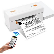 beeprt 블루투스 배송 라벨 프린터 패키지용 무선 4x6 열전사 Shopify Ebey Amazon Etsy FedEx UPS 소기업과 호환되는 데스크톱, 하얀색