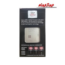 AMD A10-Series A10 5800 K 쿼드 코어 CPU 프로세서 AD580KWOA44HJ 소켓 FM2 밀폐형 신규 및 쿨러 포함, 한개옵션0