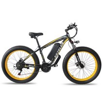 전기자전거 전기 자전거 스노모빌 48V ATV 21 속도 리튬 배터리 4.0 와이드 휠 Ebike 350W, 05 보라색, 01 36V 10AH