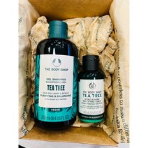 더바디샵 티트리 젤샴푸 250ML + 티트리 스킨 클리어링 매티파잉 토너 60ML 선물세트(선물포장), 1