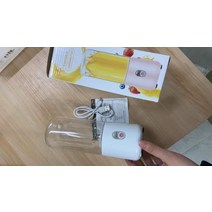 다이어트 디톡스 해독주스 휴대용 텀블러 블렌더 믹서 전기 주스기 기계 미니 과일 스무디, 01=White