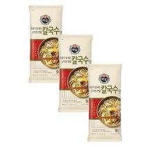 CJ 면요리 백설 칼국수면 국수면 간편식 900g 3개 1세트, 6세트