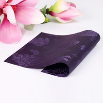 전통양단(진보라색) 한복원단 테이블보, E1전통양단(진보라색)360x110-2면오바로크