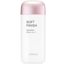 미샤 올 어라운드 세이프 블록 소프트 피니쉬 선밀크 SPF50+/PA+++, 70ml, 12개