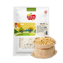 맛뜨락 국산콩 100% 생콩가루(날콩가루)국내산, 1kg, 1개