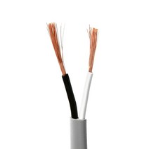 장원형 전선 VCTFK 1.0SQ 2C 100M 1롤 연선 1타 케이블 IS32342