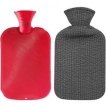 파쉬 양면빗살 핫팩 물주머니 2L 랜덤 발송 + 누빔 면커버 그레이, 1세트, 1세트695124 31